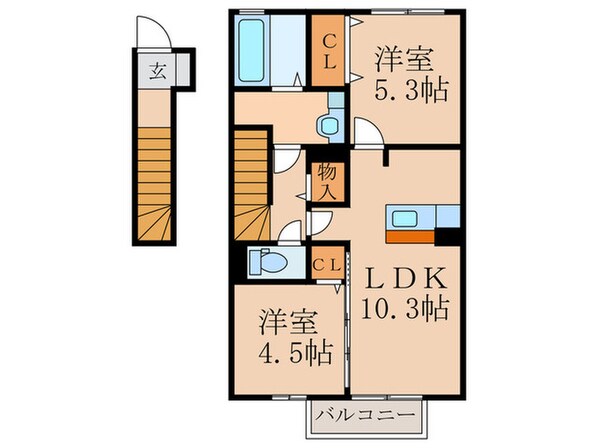 シーズンさくらの物件間取画像